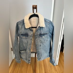 Sherpa lined Jean jacket